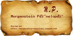 Morgenstein Pénelopé névjegykártya